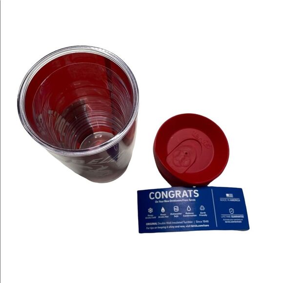 Tervis Don’t Stop Believing Santa Claus Christmas Tumbler Drinkware Red NWT - Picture 8 of 11